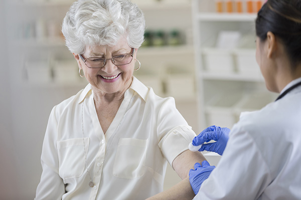 Image of a Vaccination occuring